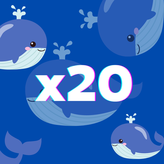 Pack x20 | Big Whales